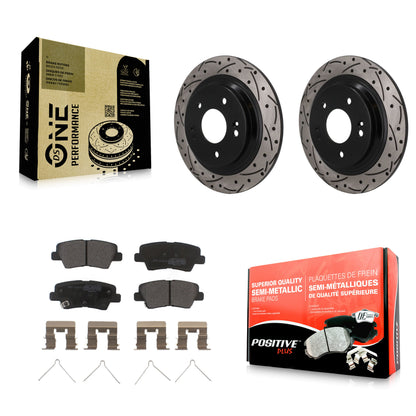 Disc Rotors and Semi-Metallic Brake Pads Kit-KDF-101944