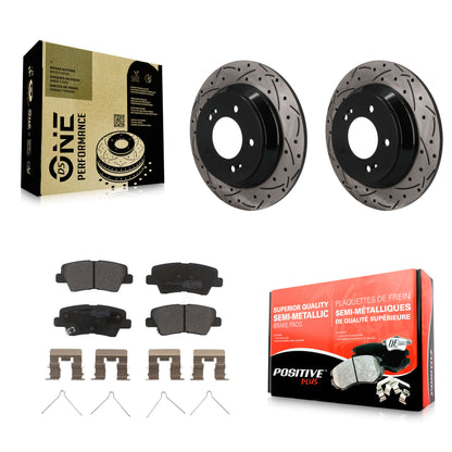 Disc Rotors and Semi-Metallic Brake Pads Kit-KDF-101945
