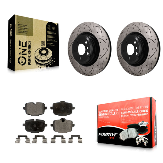 Disc Rotors and Semi-Metallic Brake Pads Kit-KDF-101947