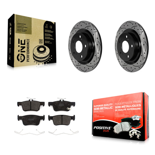 Disc Rotors and Semi-Metallic Brake Pads Kit-KDF-101949