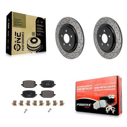 Disc Rotors and Semi-Metallic Brake Pads Kit-KDF-101954