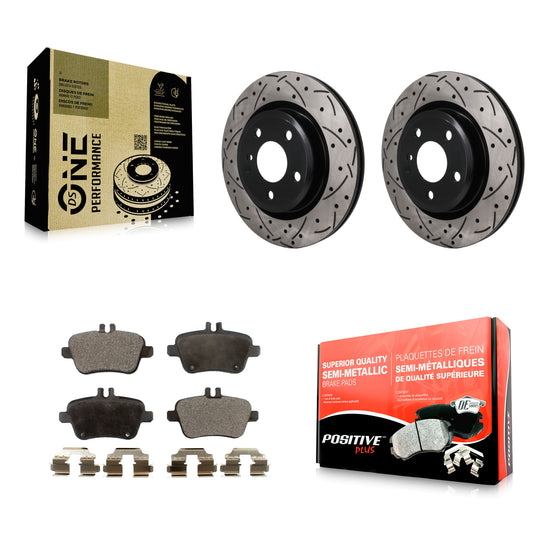Disc Rotors and Semi-Metallic Brake Pads Kit-KDF-101958
