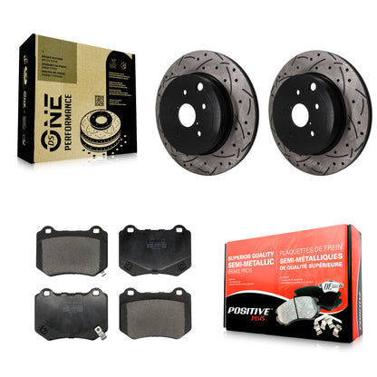 Disc Rotors and Semi-Metallic Brake Pads Kit-KDF-101960