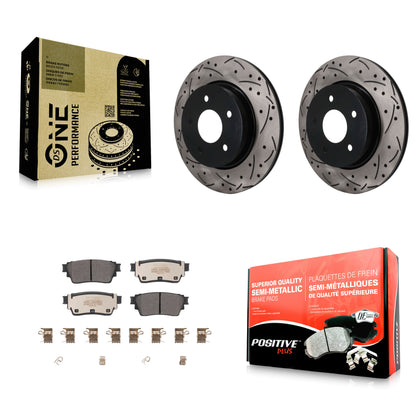 Disc Rotors and Semi-Metallic Brake Pads Kit-KDF-101965