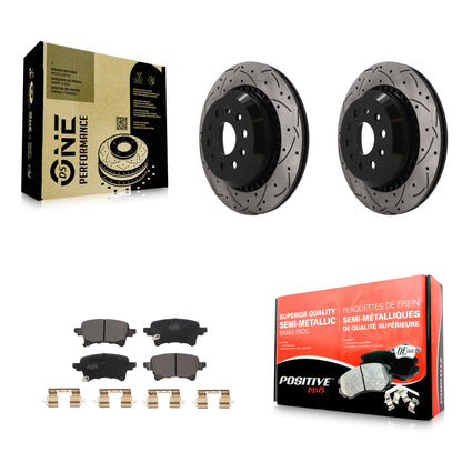 Disc Rotors and Semi-Metallic Brake Pads Kit-KDF-101966