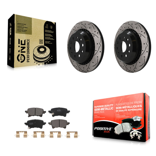 Disc Rotors and Semi-Metallic Brake Pads Kit-KDF-101966