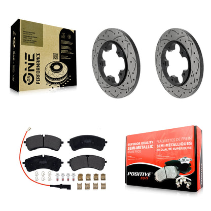 Disc Rotors and Semi-Metallic Brake Pads Kit-KDF-101967