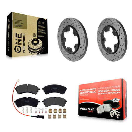 Disc Rotors and Semi-Metallic Brake Pads Kit-KDF-101967