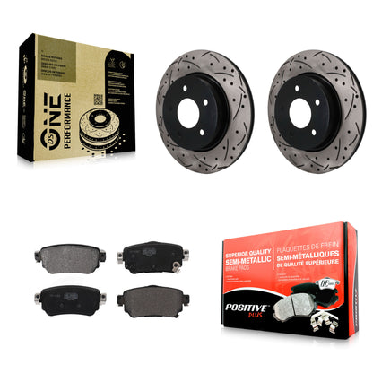 Disc Rotors and Semi-Metallic Brake Pads Kit-KDF-101969