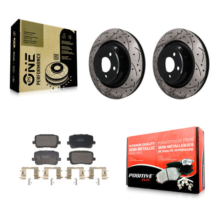Disc Rotors and Semi-Metallic Brake Pads Kit-KDF-101973