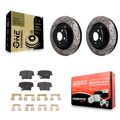 Disc Rotors and Semi-Metallic Brake Pads Kit-KDF-101975