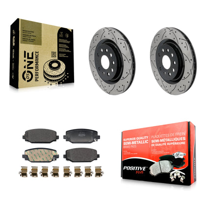 Disc Rotors and Semi-Metallic Brake Pads Kit-KDF-101979