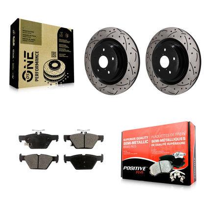 Disc Rotors and Semi-Metallic Brake Pads Kit-KDF-101982