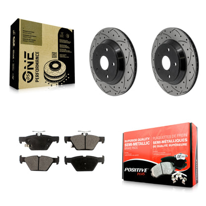 Disc Rotors and Semi-Metallic Brake Pads Kit-KDF-101983