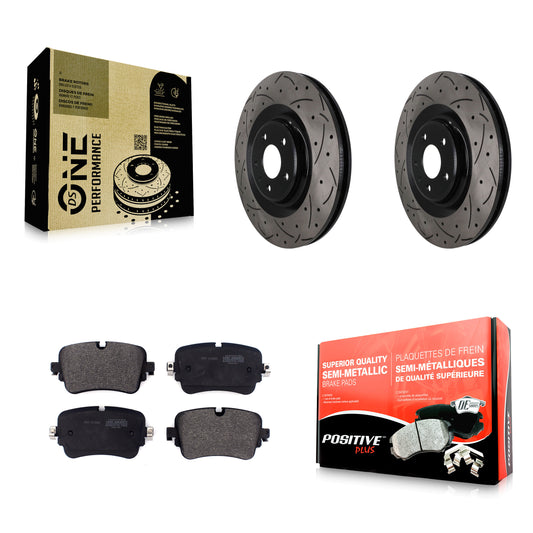 Disc Rotors and Semi-Metallic Brake Pads Kit-KDF-101985