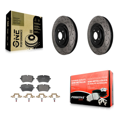 Disc Rotors and Semi-Metallic Brake Pads Kit-KDF-101986
