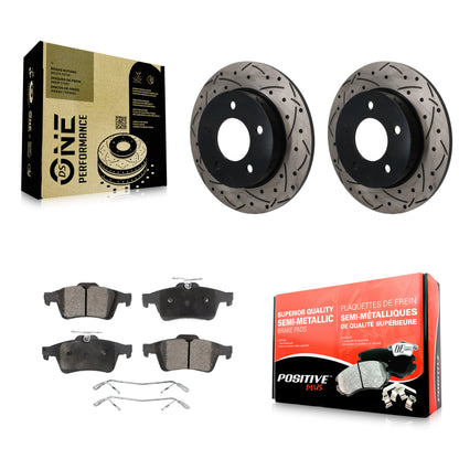 Disc Rotors and Semi-Metallic Brake Pads Kit-KDF-101990
