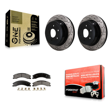 Disc Rotors and Semi-Metallic Brake Pads Kit-KDF-102004