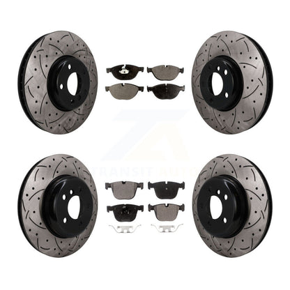 Disc Rotors and Semi-Metallic Brake Pads Kit-KDF-102010