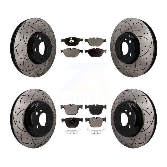 Disc Rotors and Semi-Metallic Brake Pads Kit-KDF-102010