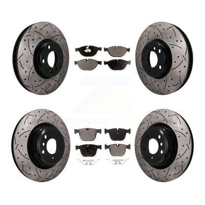 Disc Rotors and Semi-Metallic Brake Pads Kit-KDF-102012