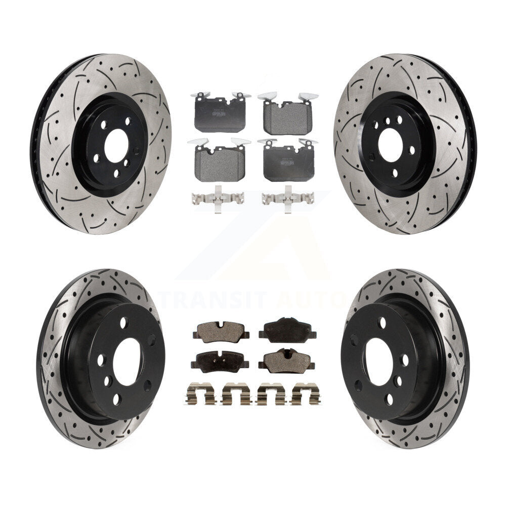 Coated Disc Rotors and Semi-Metallic Brake Pads Kit-KDF-102013 Kit.bestparts.ca