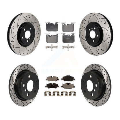 Coated Disc Rotors and Semi-Metallic Brake Pads Kit-KDF-102013