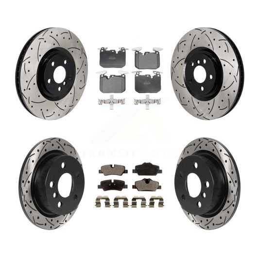 Coated Disc Rotors and Semi-Metallic Brake Pads Kit-KDF-102013