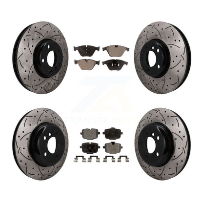 Disc Rotors and Semi-Metallic Brake Pads Kit-KDF-102014