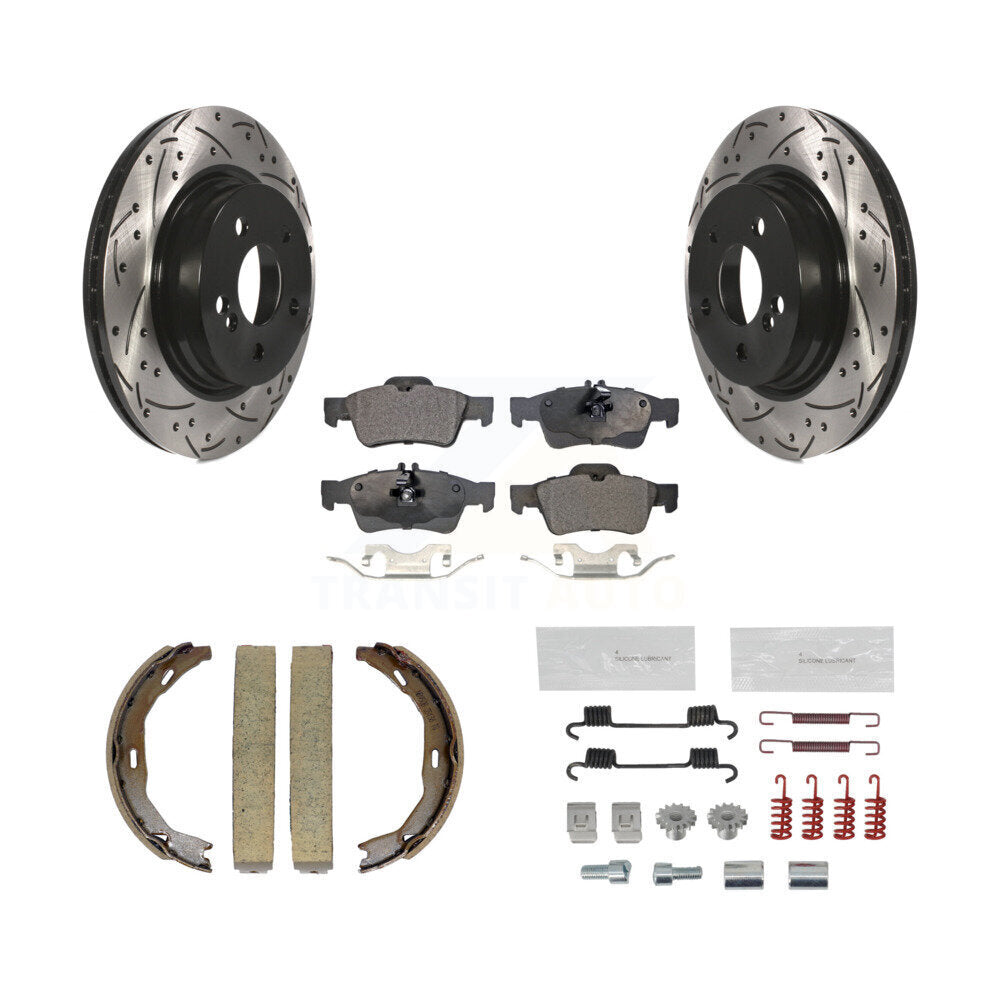 Coated Disc Rotors and Semi-Metallic Brake Pads Kit-KDF-102018 Kit.bestparts.ca