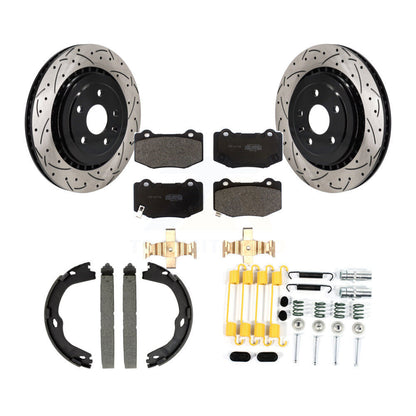 Disc Rotors and Semi-Metallic Brake Pads Kit-KDF-102019