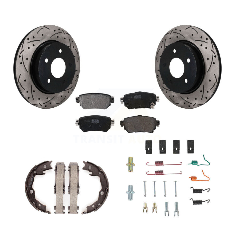 Disc Rotors and Semi-Metallic Brake Pads Kit-KDF-102028