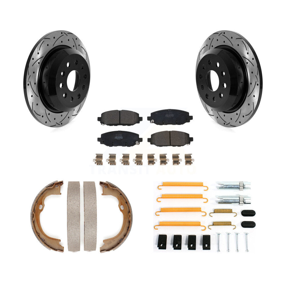 Disc Rotors and Semi-Metallic Brake Pads Kit-KDF-102032 Kit.bestparts.ca