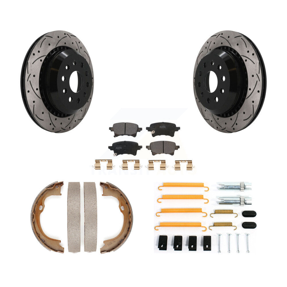 Disc Rotors and Semi-Metallic Brake Pads Kit-KDF-102034