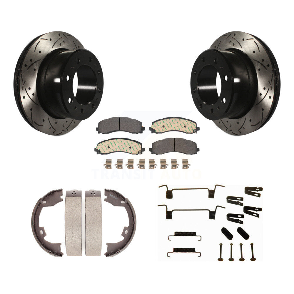 Coated Disc Rotors and Semi-Metallic Brake Pads Kit-KDF-102041 Kit.bestparts.ca