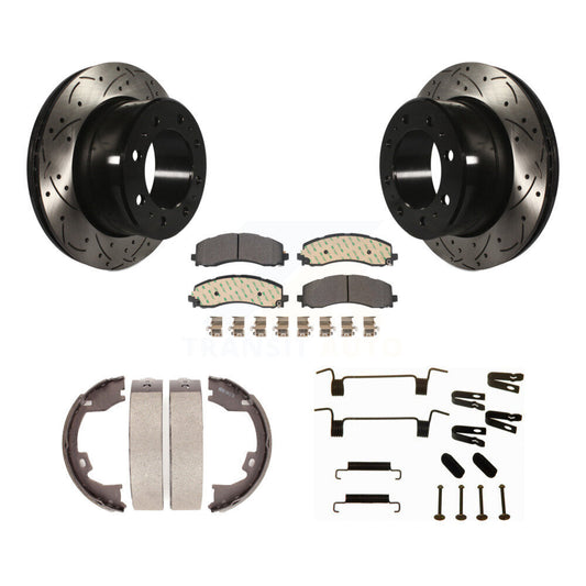 Coated Disc Rotors and Semi-Metallic Brake Pads Kit-KDF-102041