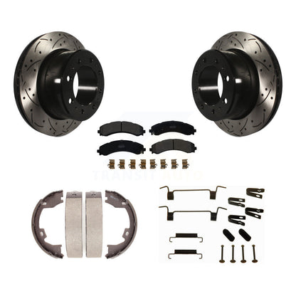 Coated Disc Rotors and Semi-Metallic Brake Pads Kit-KDF-102042