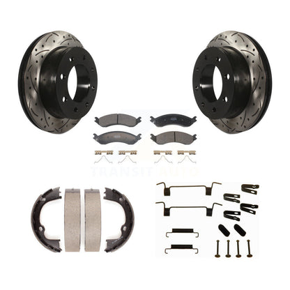 Coated Disc Rotors and Semi-Metallic Brake Pads Kit-KDF-102044