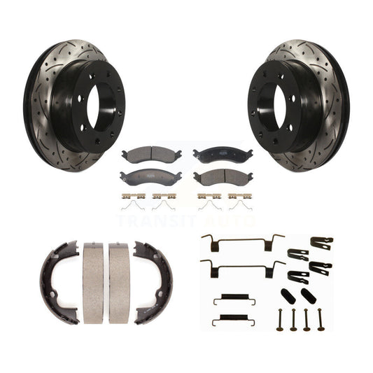 Coated Disc Rotors and Semi-Metallic Brake Pads Kit-KDF-102044