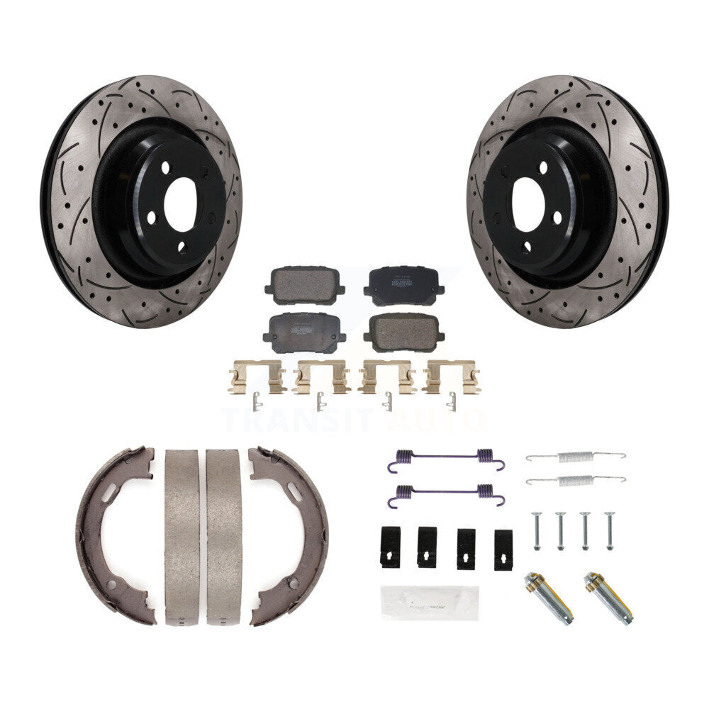 Disc Rotors and Semi-Metallic Brake Pads Kit-KDF-102047