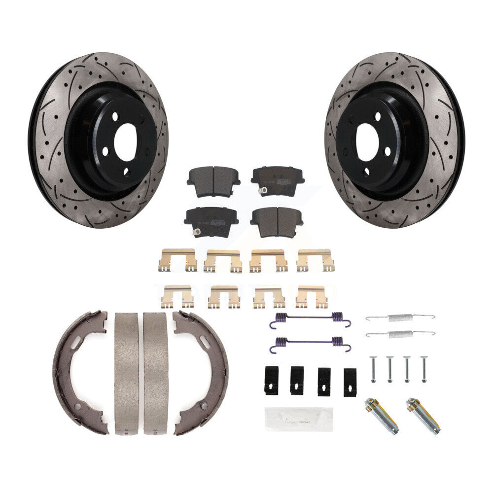Disc Rotors and Semi-Metallic Brake Pads Kit-KDF-102048 Kit.bestparts.ca