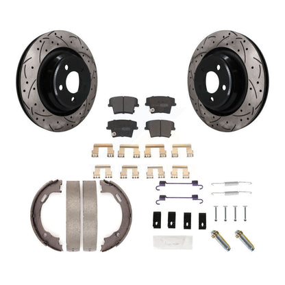 Disc Rotors and Semi-Metallic Brake Pads Kit-KDF-102048