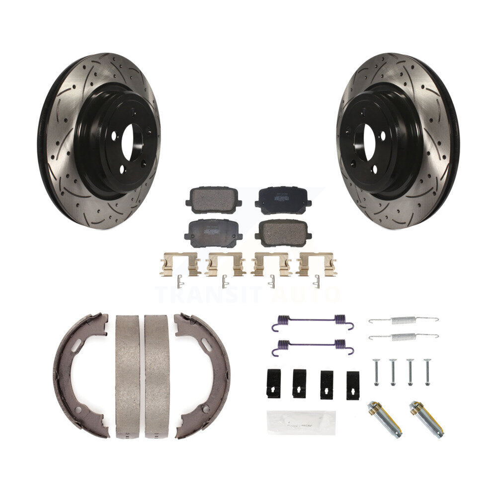 Coated Disc Rotors and Semi-Metallic Brake Pads Kit-KDF-102049 Kit.bestparts.ca