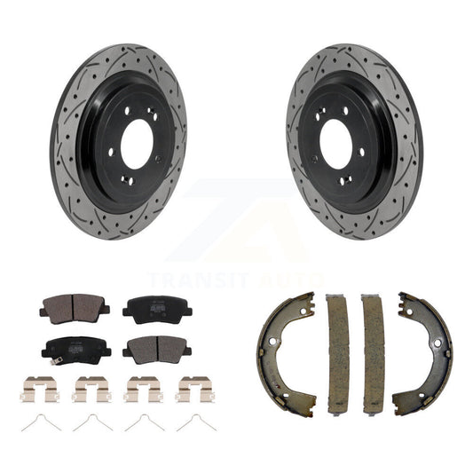 Disc Rotors and Semi-Metallic Brake Pads Kit-KDF-102050