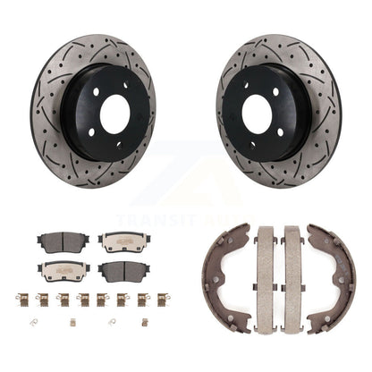 Disc Rotors and Semi-Metallic Brake Pads Kit-KDF-102051