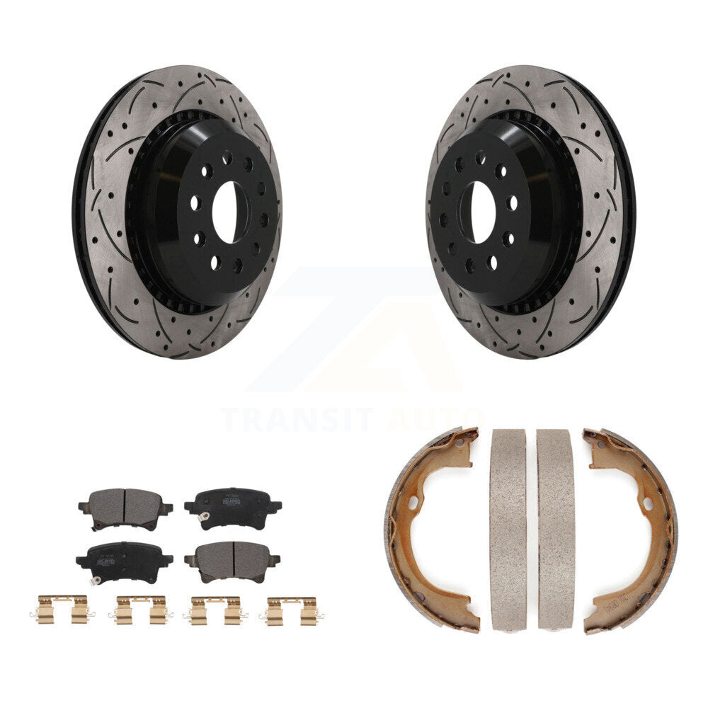Disc Rotors and Semi-Metallic Brake Pads Kit-KDF-102052