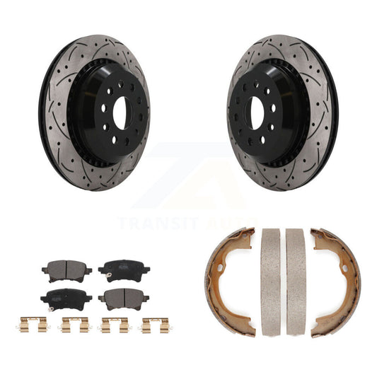 Disc Rotors and Semi-Metallic Brake Pads Kit-KDF-102052