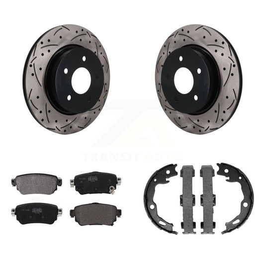 Disc Rotors and Semi-Metallic Brake Pads Kit-KDF-102053