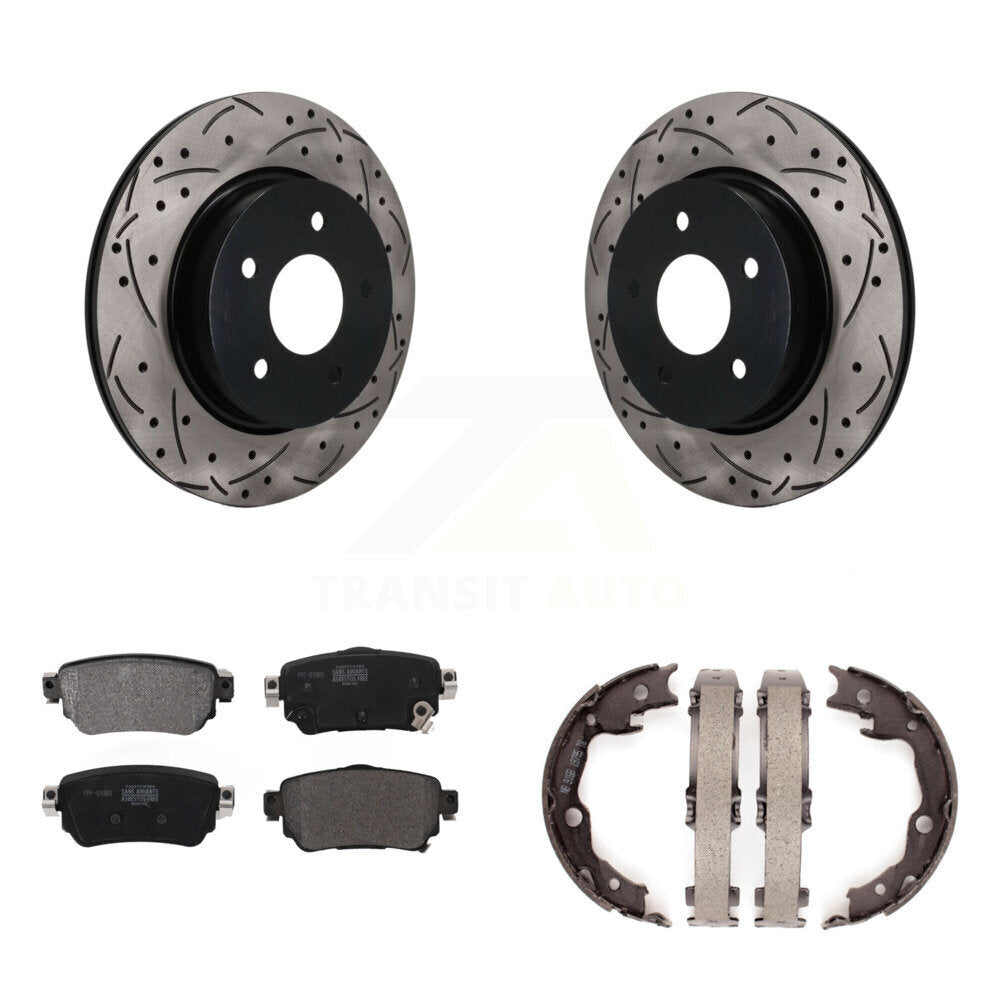 Disc Rotors and Semi-Metallic Brake Pads Kit-KDF-102054 Kit.bestparts.ca