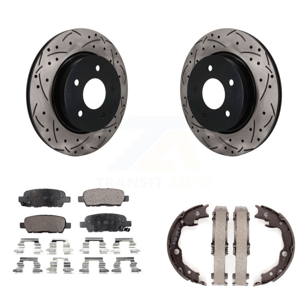 Disc Rotors and Semi-Metallic Brake Pads Kit-KDF-102055